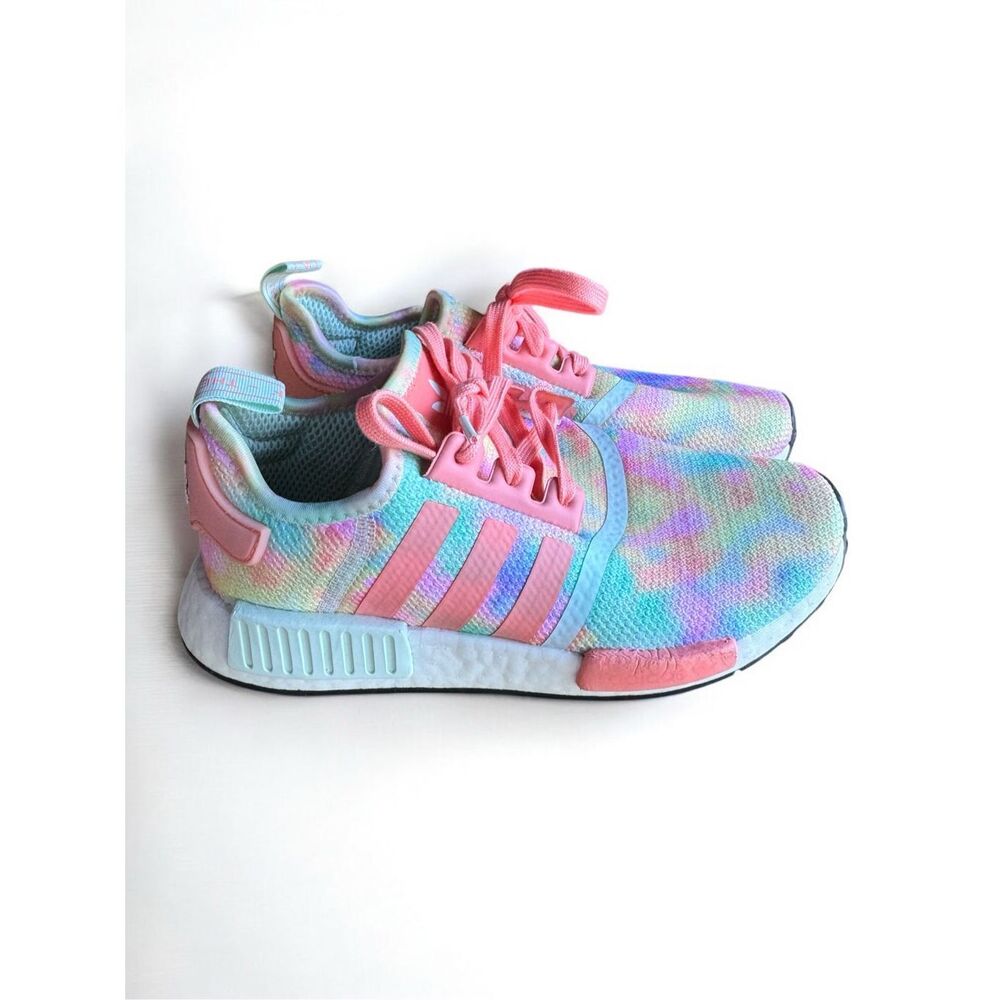 adidas Women's Pastel Tie-Dye Athletic Sneakers excellent Like New condition.
